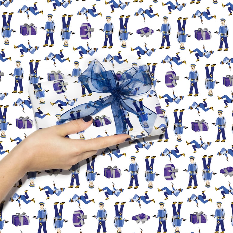 Image of Naughty gift - gift wrap