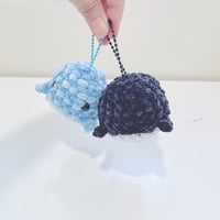 Image 3 of Crochet Blue Whale and Orca