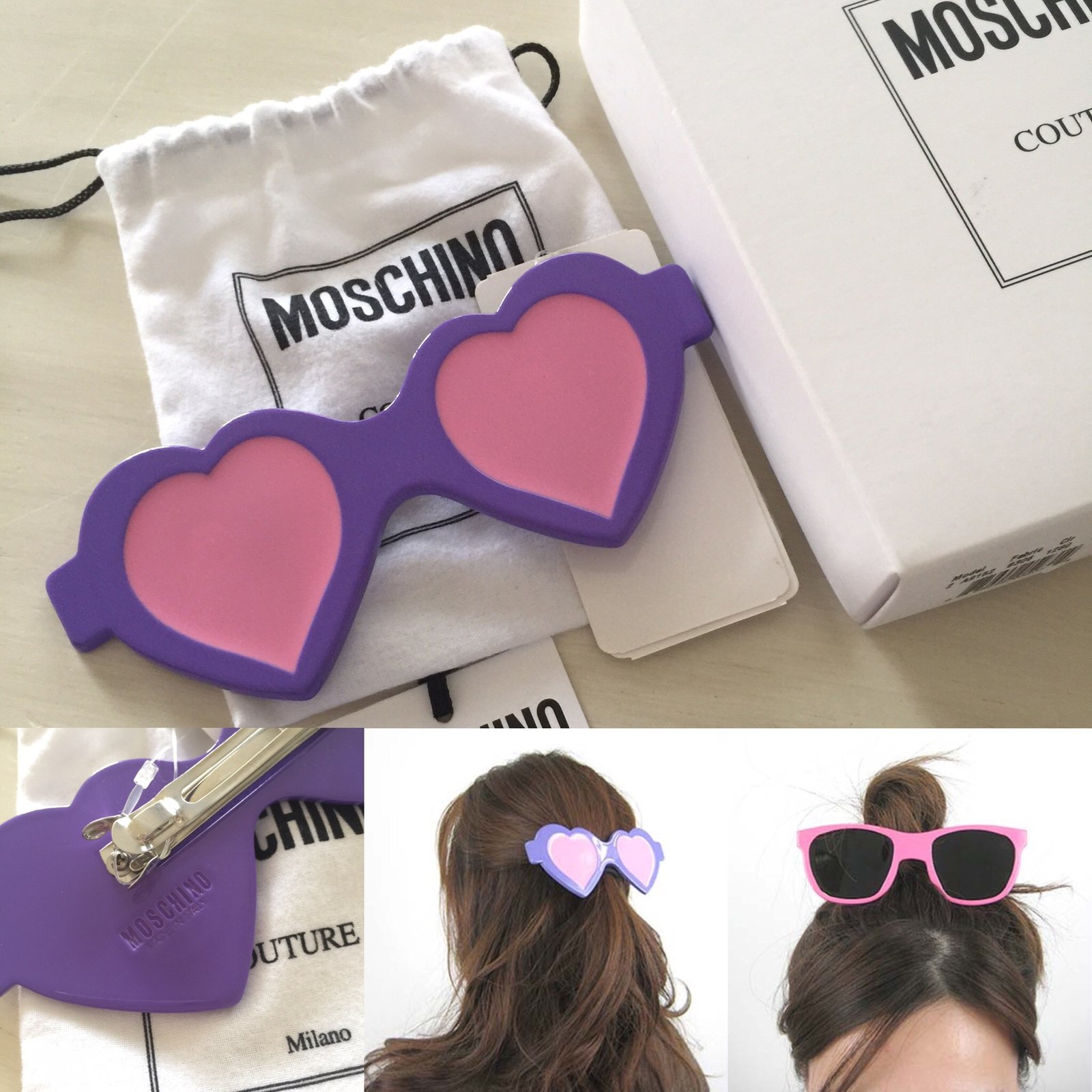 moschino hair clip