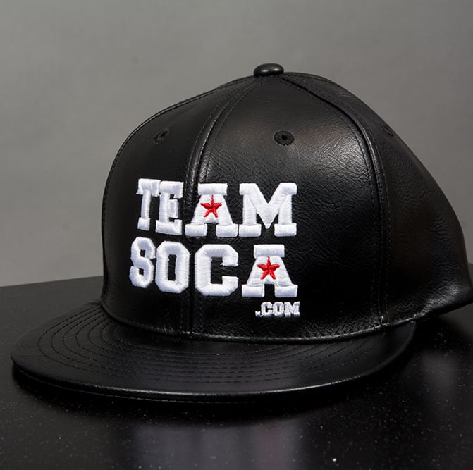 Image of Team Soca Version 1 - Snap Back Hat (Leather) 