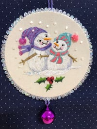 Image 2 of Snowflakes Christmas Ornament