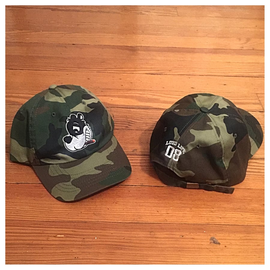 Image of Loudlife Louie Camo dad hat