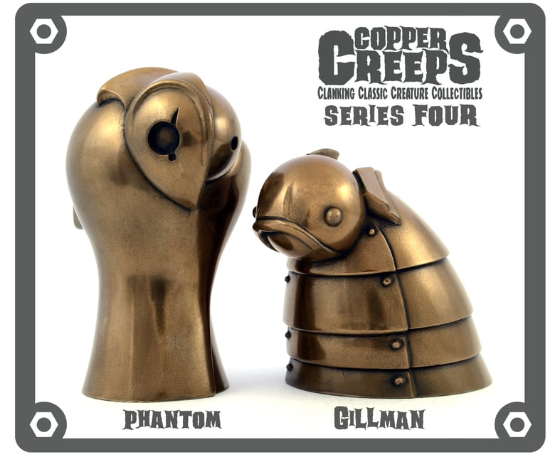 Image of Copper Creeps Series 4 "Metal" Open Editions Resin Figures