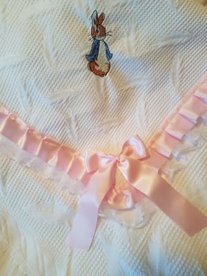 Image of Peter rabbit shawls 