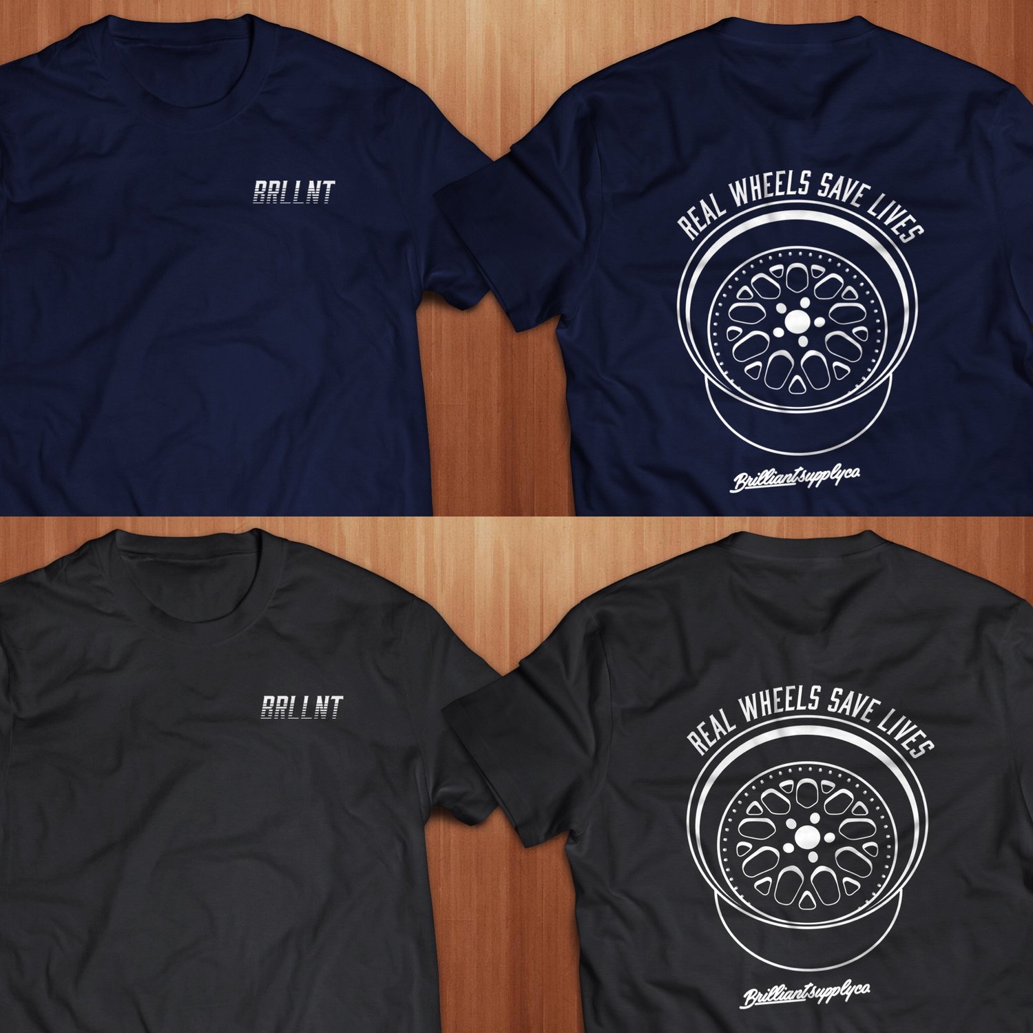 Image of Real Wheels Save Lives Tee