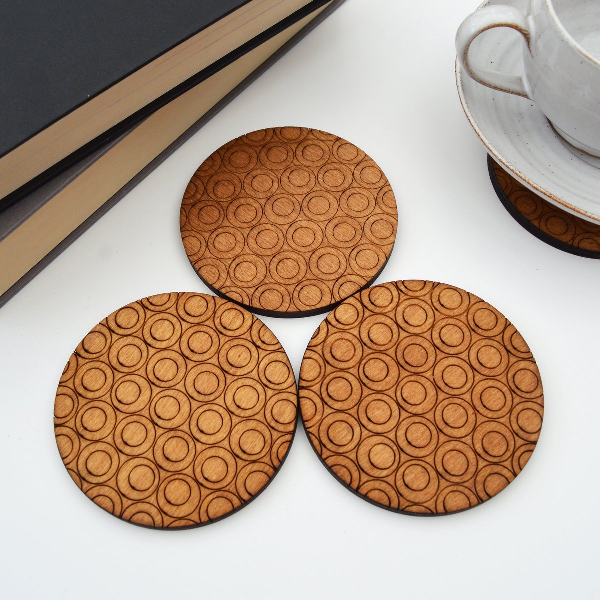 Circle Design Coasters For Me And For You 3299