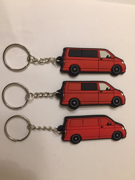 Image of Red T5 keyring