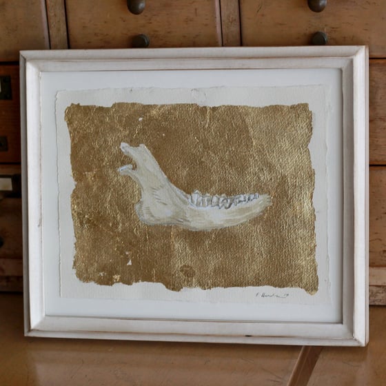 Image of Jawbone - Original Framed Art by E Henderson - All Proceeds Support Trans People of Color in NC