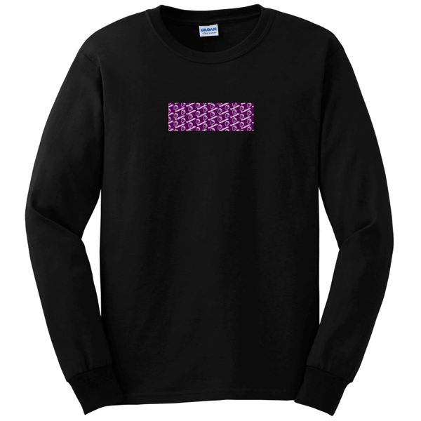 Image of The "FruTee" - Purple/Black Longsleeve