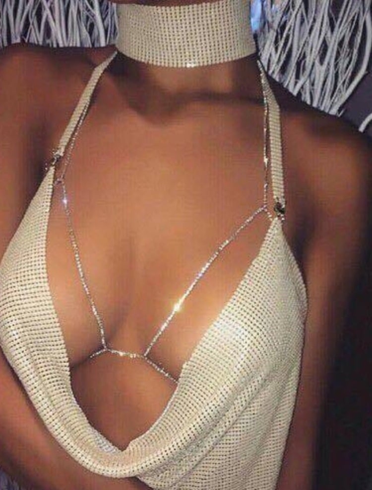 Image of DIAMOND BRA CHAIN