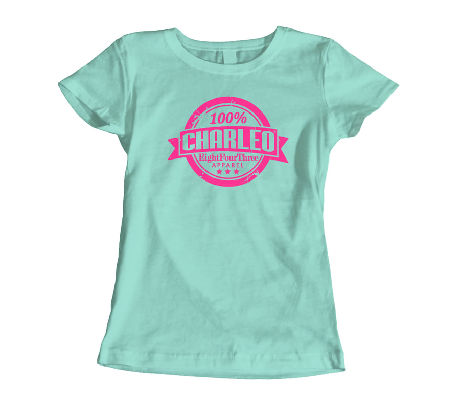 Image of The 100% Charleo Women's Tee (CLICK FOR MORE COLORS!!!)