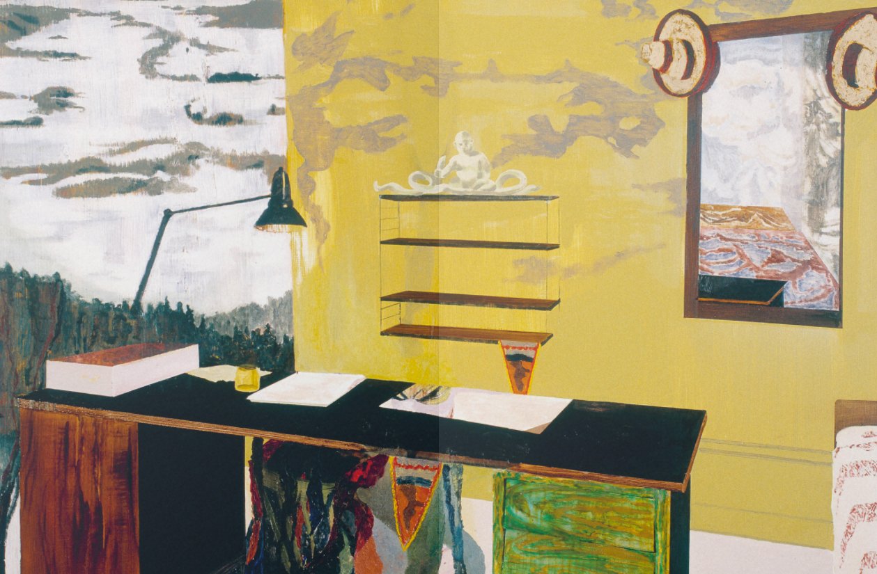 国内未入荷 Mamma Andersson Pond (2019) Poster Mamma Andersson Large Art Exhibition Poster - 33.1