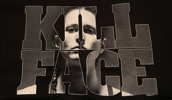 Image of Kill Face Tee Black & Grey