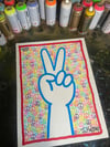 Multi-Color Peace Drawing!