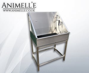 Image of Animelle Stainless Steel Domestic Grooming Wash Bath