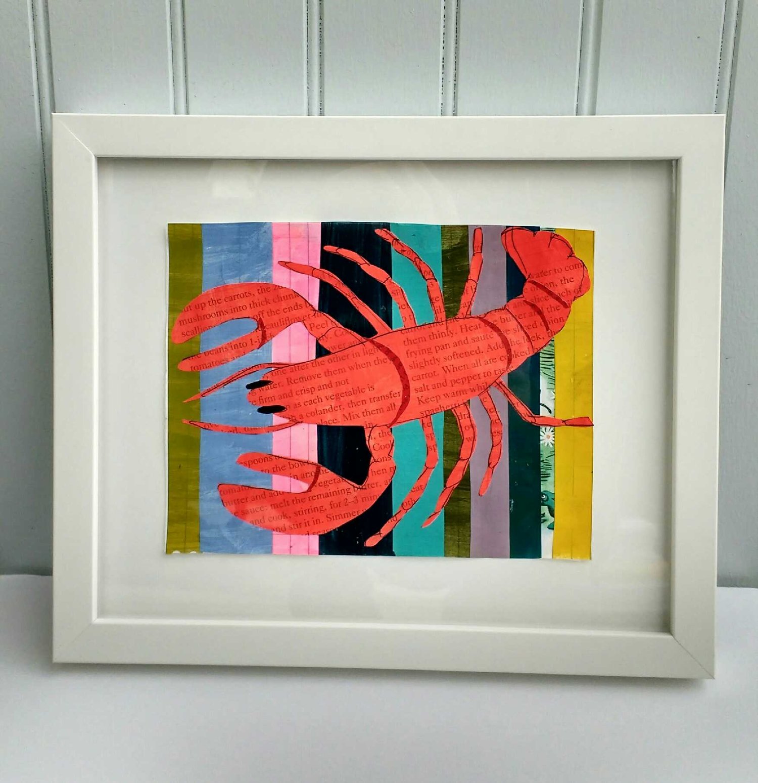 Image of Martha Rich Framed Original - Lobster