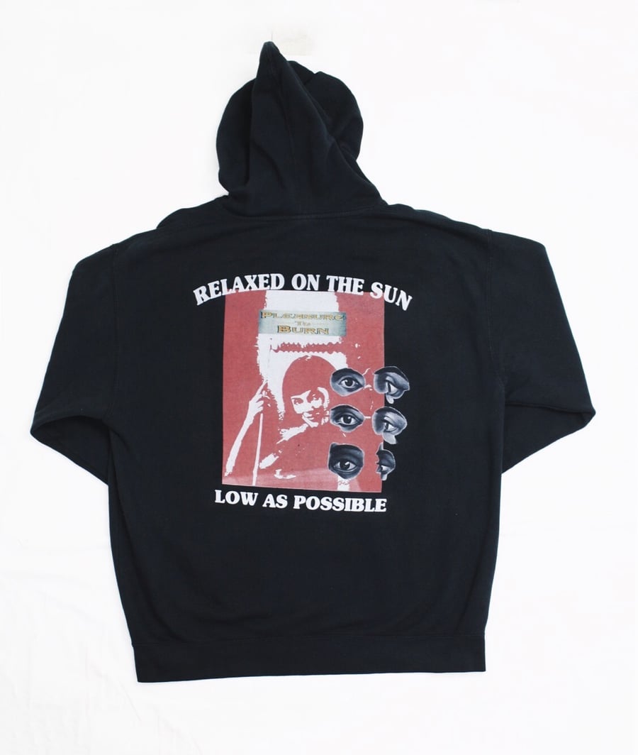 Image of PLEASURE TO BURN - HOODIE - BLACK