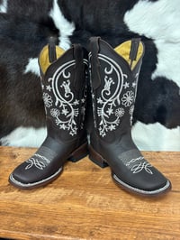 Image 3 of Floral Choco Boots