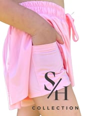 Image 2 of Lacey Butterfly Shorts - Peach