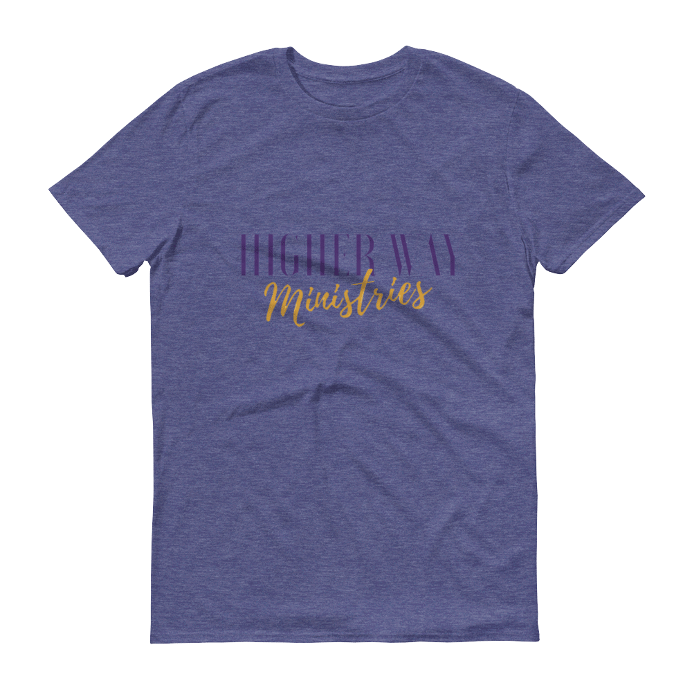 Image of Higher Way Ministries (HWM) Tee Heather Blue