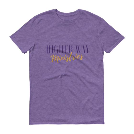 Image of Higher Way Ministries (HWM) Tee Heather Purple