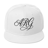 Image 1 of arg white snapback