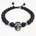 Image of Only for Men Armband Skull Black Lava