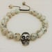 Image of Only for Men Armband Skull Jasper