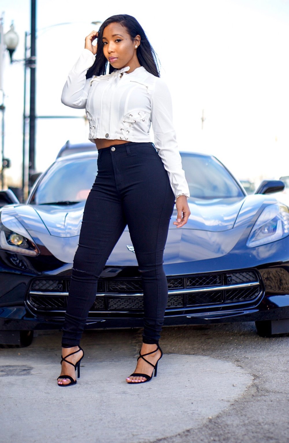 Image of Classic Black High Waist Jeans