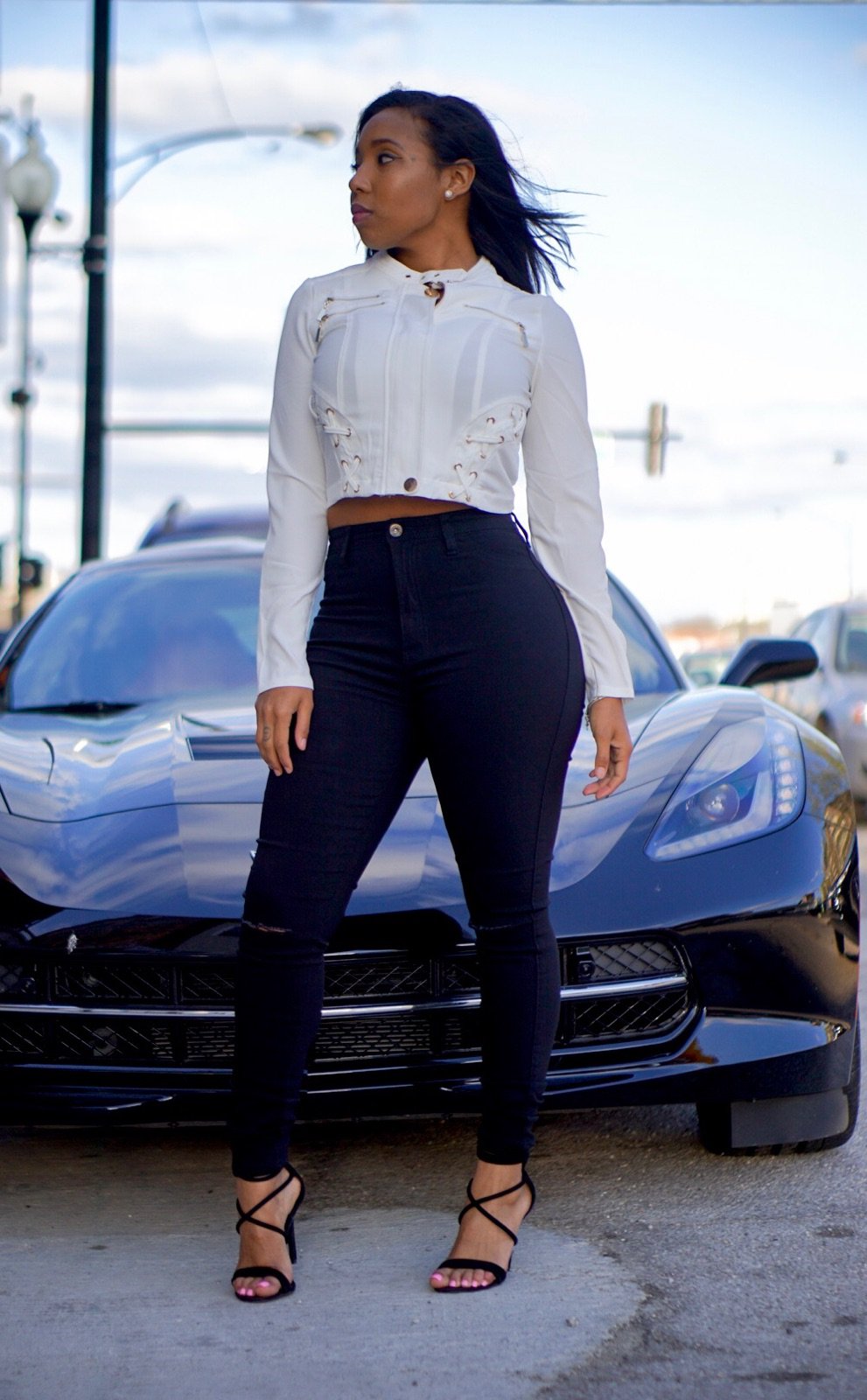 Image of Classic Black High Waist Jeans