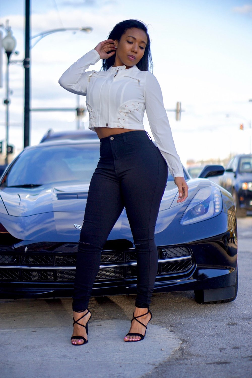 Image of Classic Black High Waist Jeans