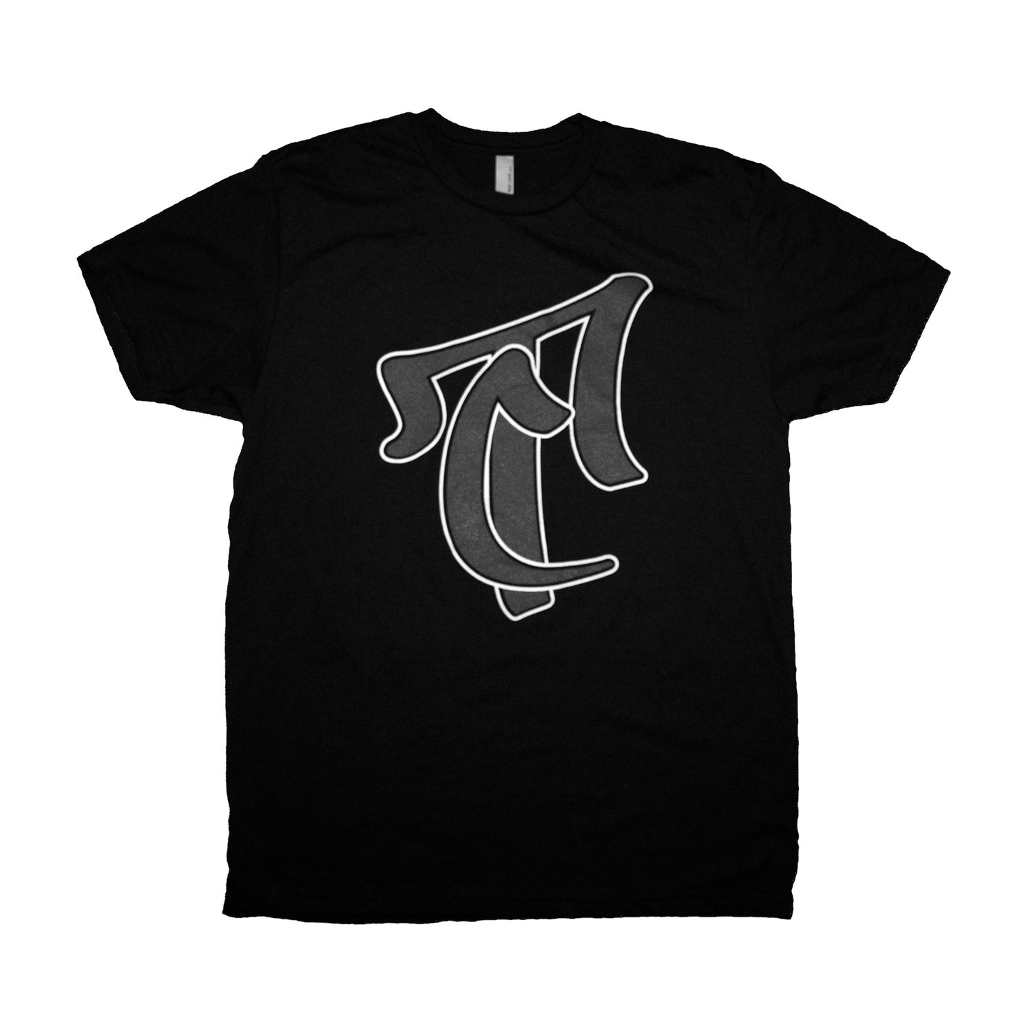 Image of The TC Logo Tee in Black/Gray