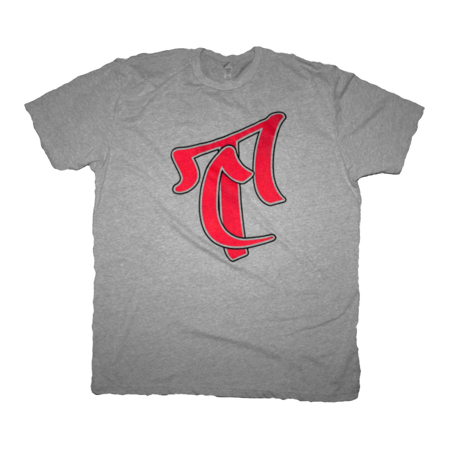 Image of The TC Logo Tee in Gray/Red