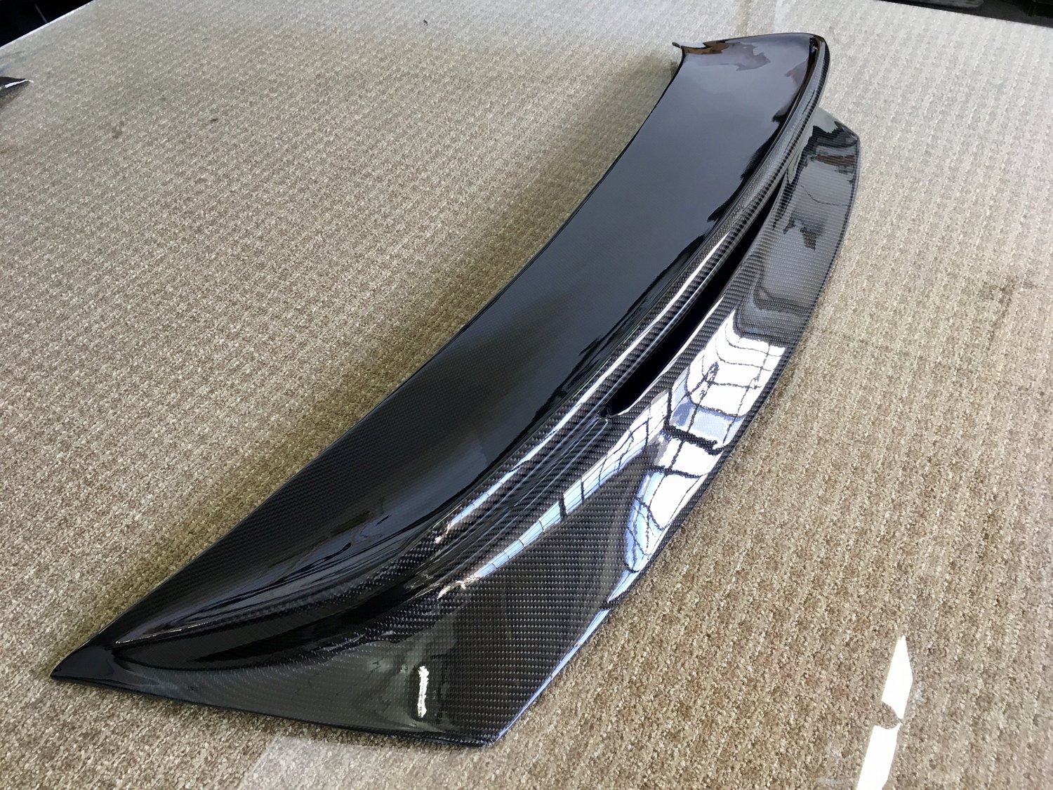 09 15 Nissan 370z Nismo Style Carbon Rear Spoiler Slickcarbon