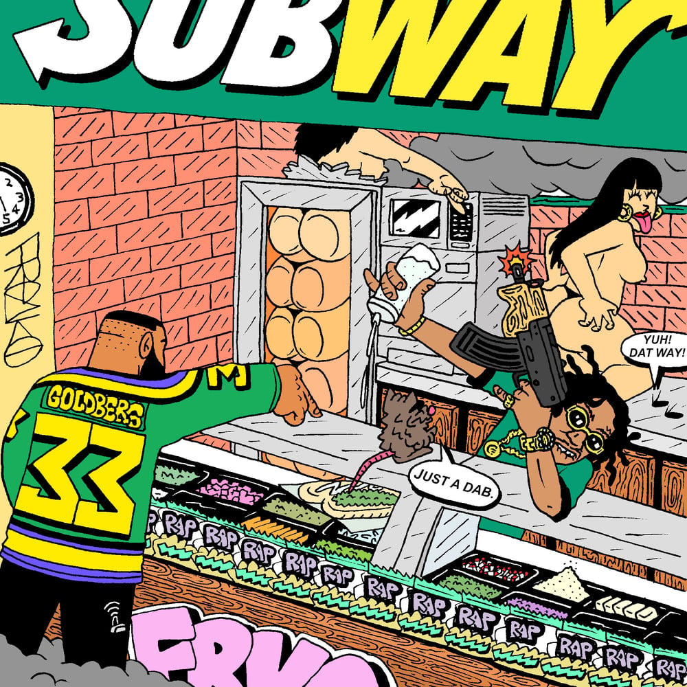Image of "TRAP OUT OF SUBWAY" PRINT
