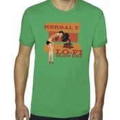 Image of Lo-Fi Blow Dry T shirt - Green