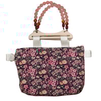 Image 1 of Mini Floral with Vintage Purse Handle