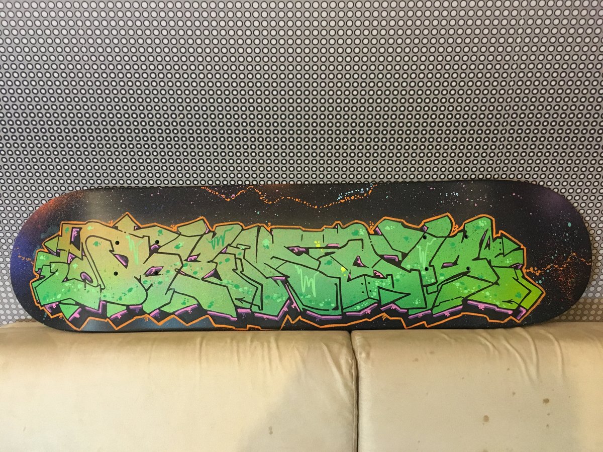 Graffiti Skateboard Deck / remos