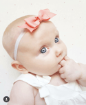 Olivia Long Baby Bow 