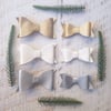 Ava's big sister Leatherette Bow Clips ☆NEW☆
