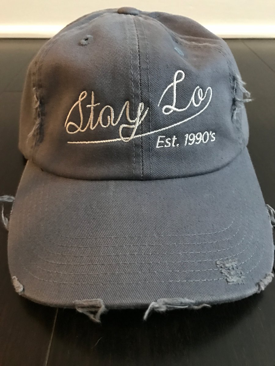 Image of Stay Lo Est 1990s Distressed Dad Hat