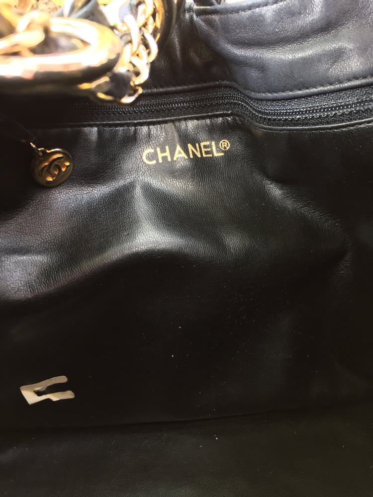 Vintage Chanel Dark Brown Quilted Caviar Leather Shoulder Flap Bag