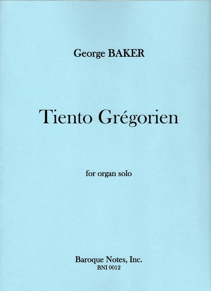Image of Tiento Grégorien
