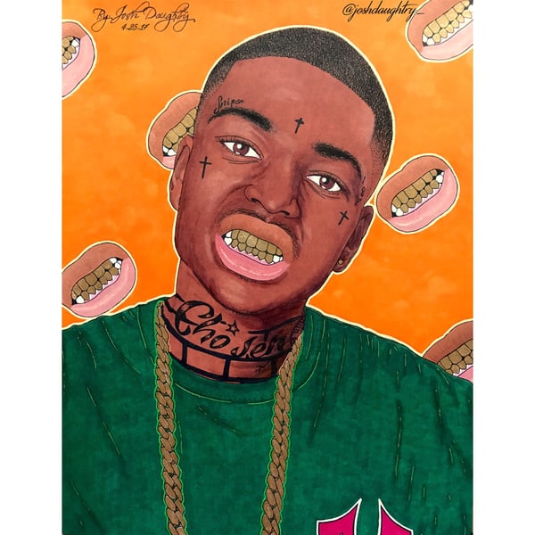 Image of "Kodak Black" Print