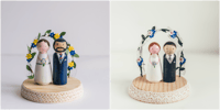 Image 2 of Figuras de boda personalizadas + Arco de Flores