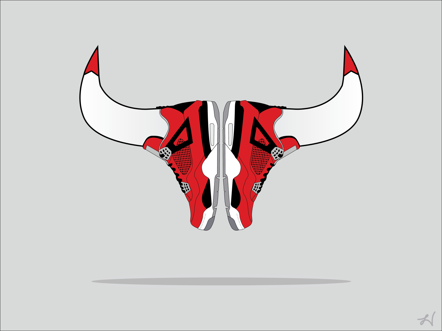 Image of Toro 4 Bull Print