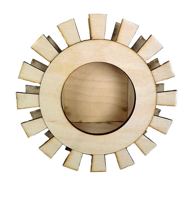Image of Wood Shrine Kit- Frida's Aztec Sun