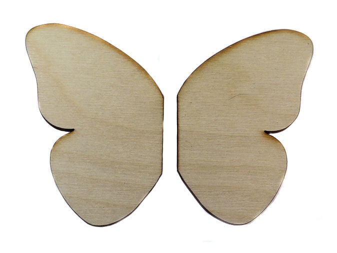 Image of Wooden Icon- Butterfly Wings Split