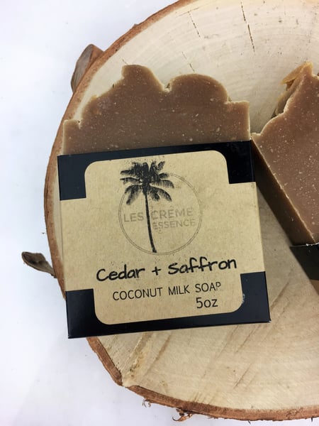 Image of Cedar + Saffron Coconut Milk Soap