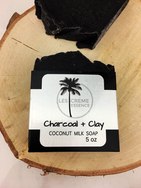 Image of Charcoal + Clay Coconut Milk Soap